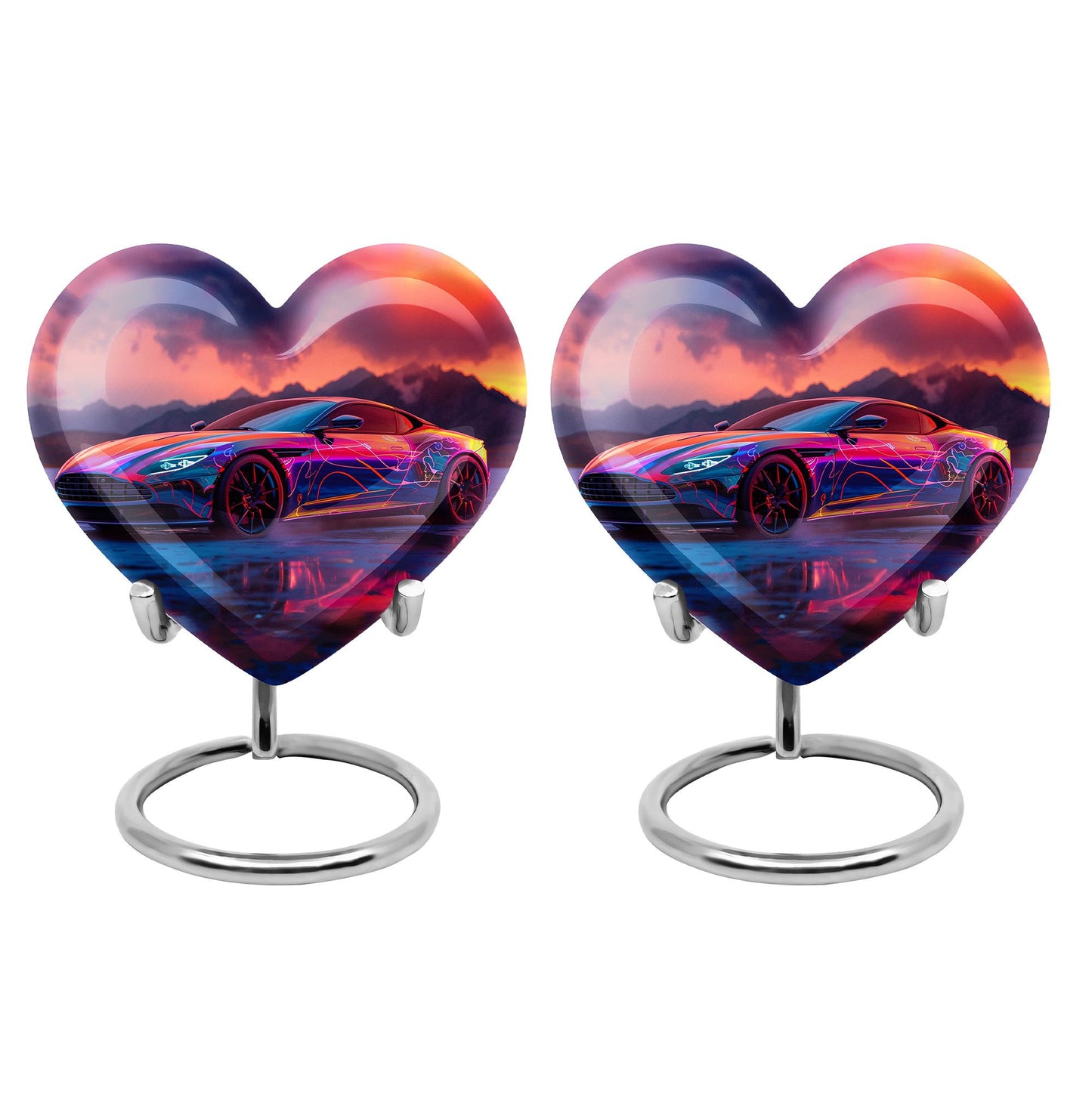 Personalized Car Keepsake Urn for Human Ashes - 10-inch, 200 cu in - Yatskia