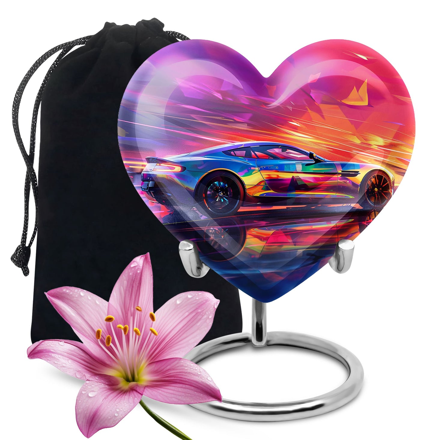 Personalized Car Keepsake Urn for Adults - 10-inch, 200 cu in - Yatskia
