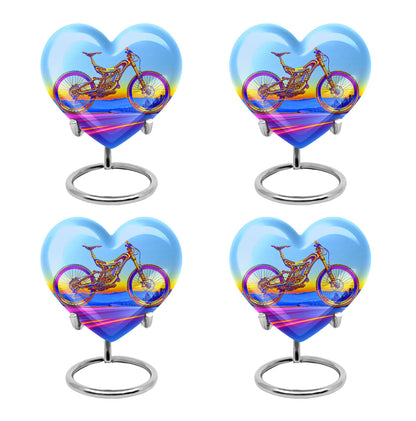 Personalized Bicycle Cremation Urn for Adult - 10-inch, 200 cu in - Yatskia