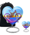 Vibrant Bicycle Urn for Human Ashes - Cremation Urns For Adult