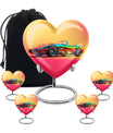 Colorful Race Car Cremation Urn - Decorative Funeral Urns For Dad Ashes