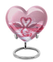 Pink Couple Swan Urn for Ashes – Beautiful Love-Themed Memorial Urn