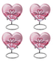 Pink Couple Swan Urn for Ashes – Beautiful Love-Themed Memorial Urn