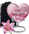 Pink Couple Swan Urn for Ashes – Beautiful Love-Themed Memorial Urn