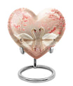 Swan and Cherry Blossom Cremation Urn – Elegant Memorial for Ashes
