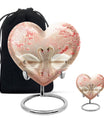 Swan and Cherry Blossom Cremation Urn – Elegant Memorial for Ashes