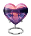 Pink Couple Swan Urn – Elegant Memorial Cremation Urn For Couple Ashes