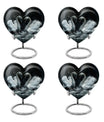 Double Swan Cremation Urns For Human Ashes - Memorial Urn for Mom and Dad