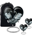 Double Swan Cremation Urns For Human Ashes - Memorial Urn for Mom and Dad