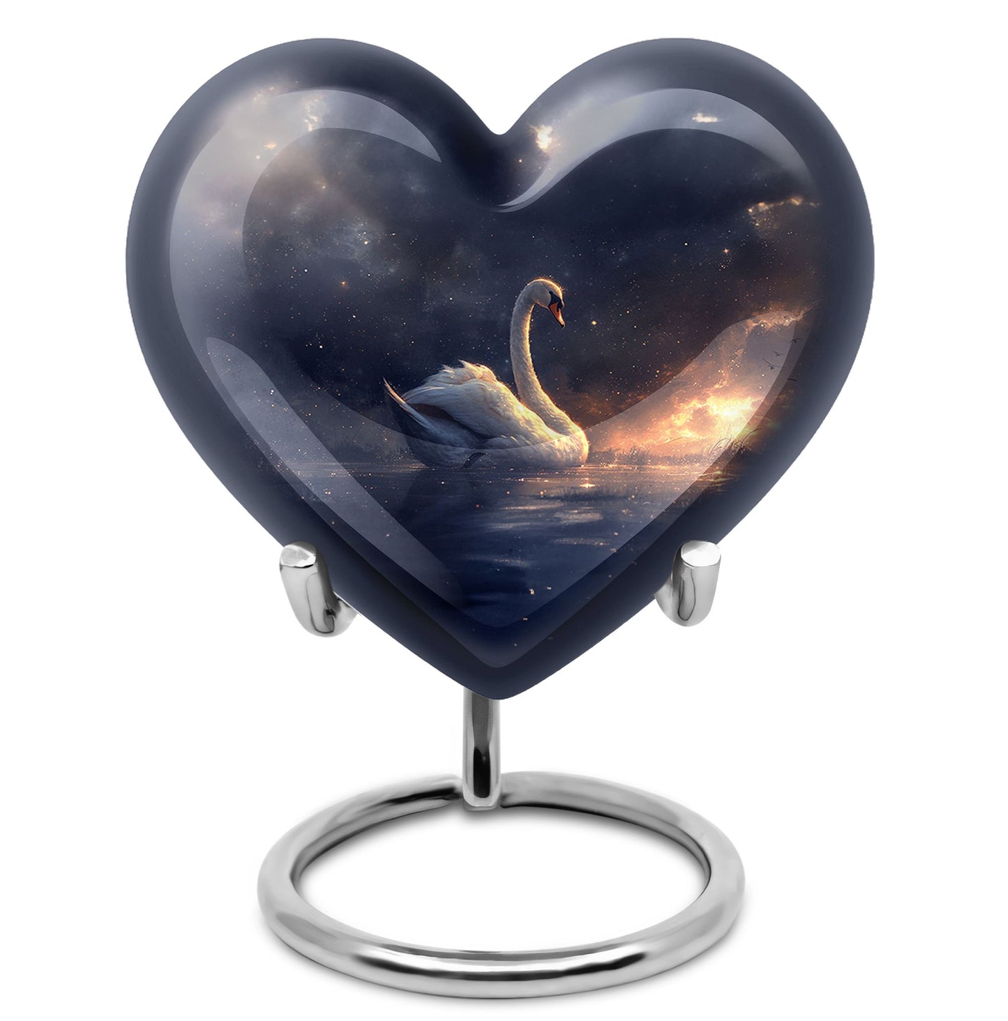 Personalized Bird Cremation Urn for Women - 10-inch, 200 cu in - Yatskia