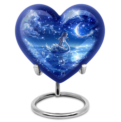 Personalized Bird Cremation Urn for Human Ashes - 10-inch, 200 cu in - Yatskia