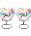 Pop Art Duck Splash - Swan Urns Funeral Large Cremation Urns