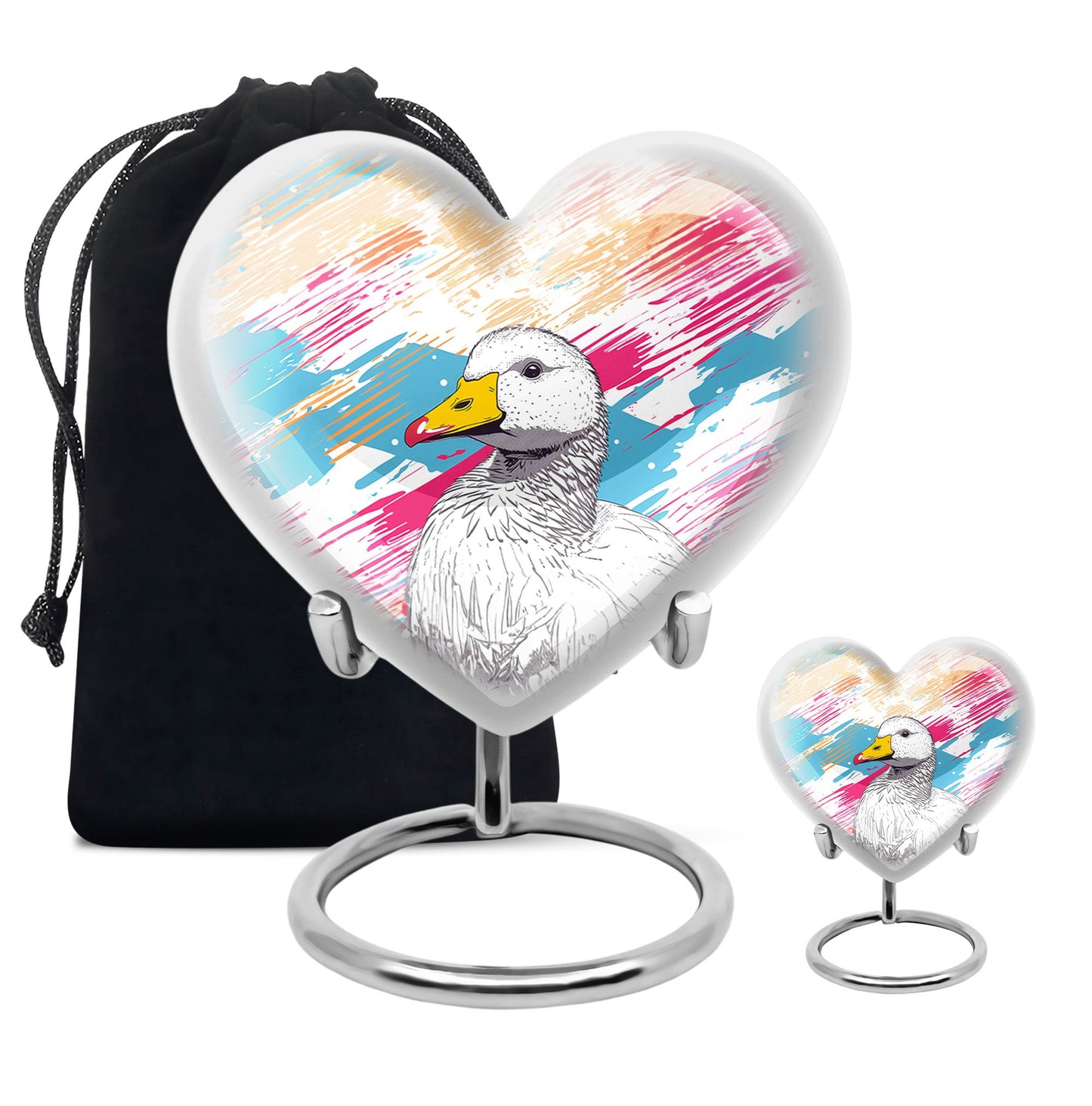 Personalized Bird Cremation Urn for Human Ashes - 10-inch, 200 cu in - Yatskia