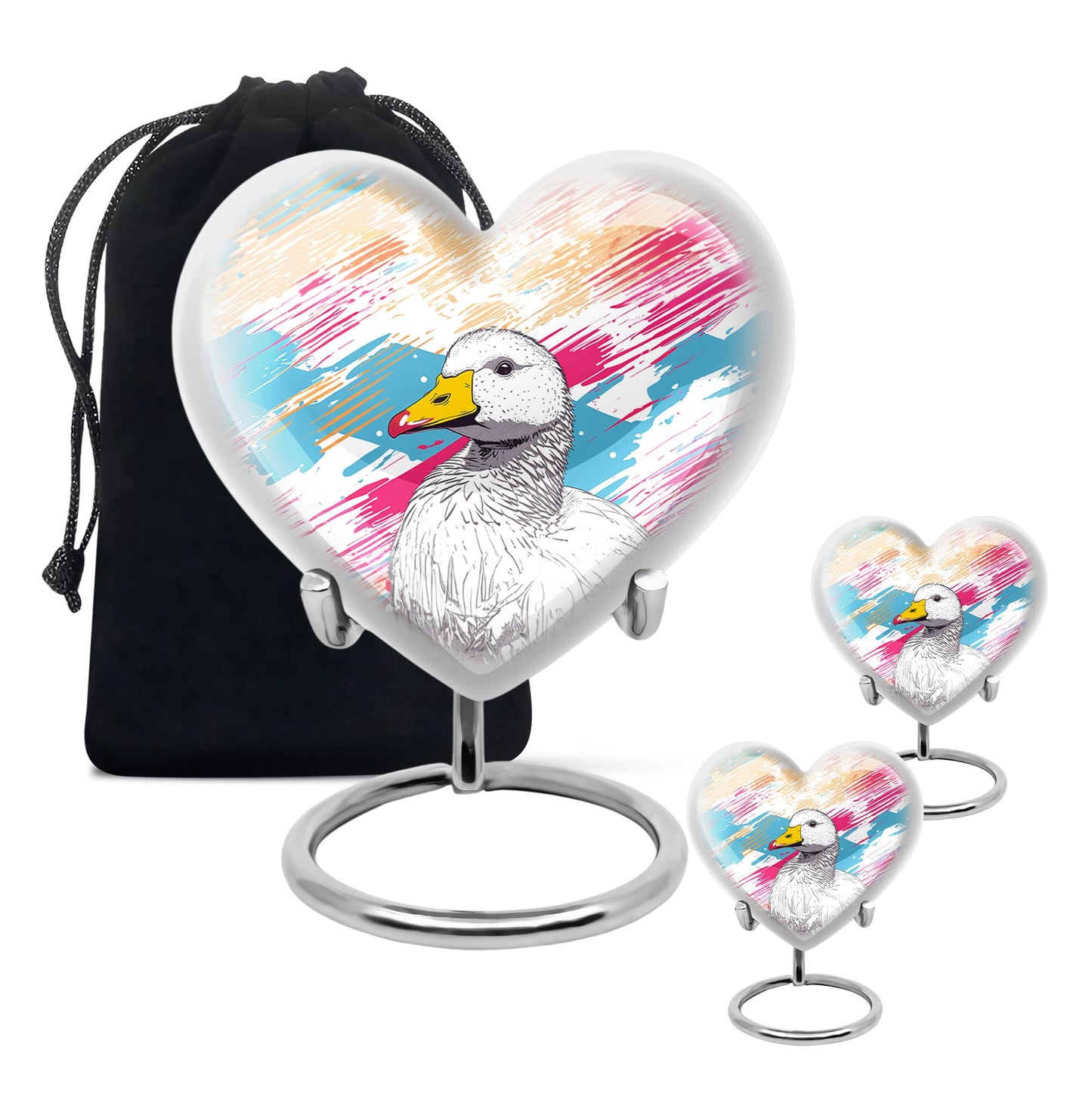 Personalized Bird Cremation Urn for Human Ashes - 10-inch, 200 cu in - Yatskia