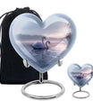 Dual Swan Cremation Urn For Human Ashes For Men and Women