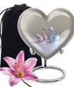 Duo Swan Keepsake Cremation Urn For Human Ashes - Mini Urns For Ashes