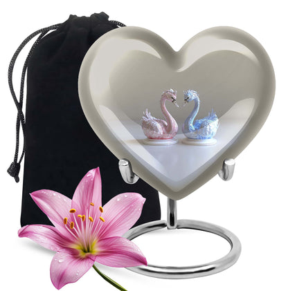 Personalized Bird Keepsake Urn for Human Ashes - 3-inch, 3 cu in - Yatskia