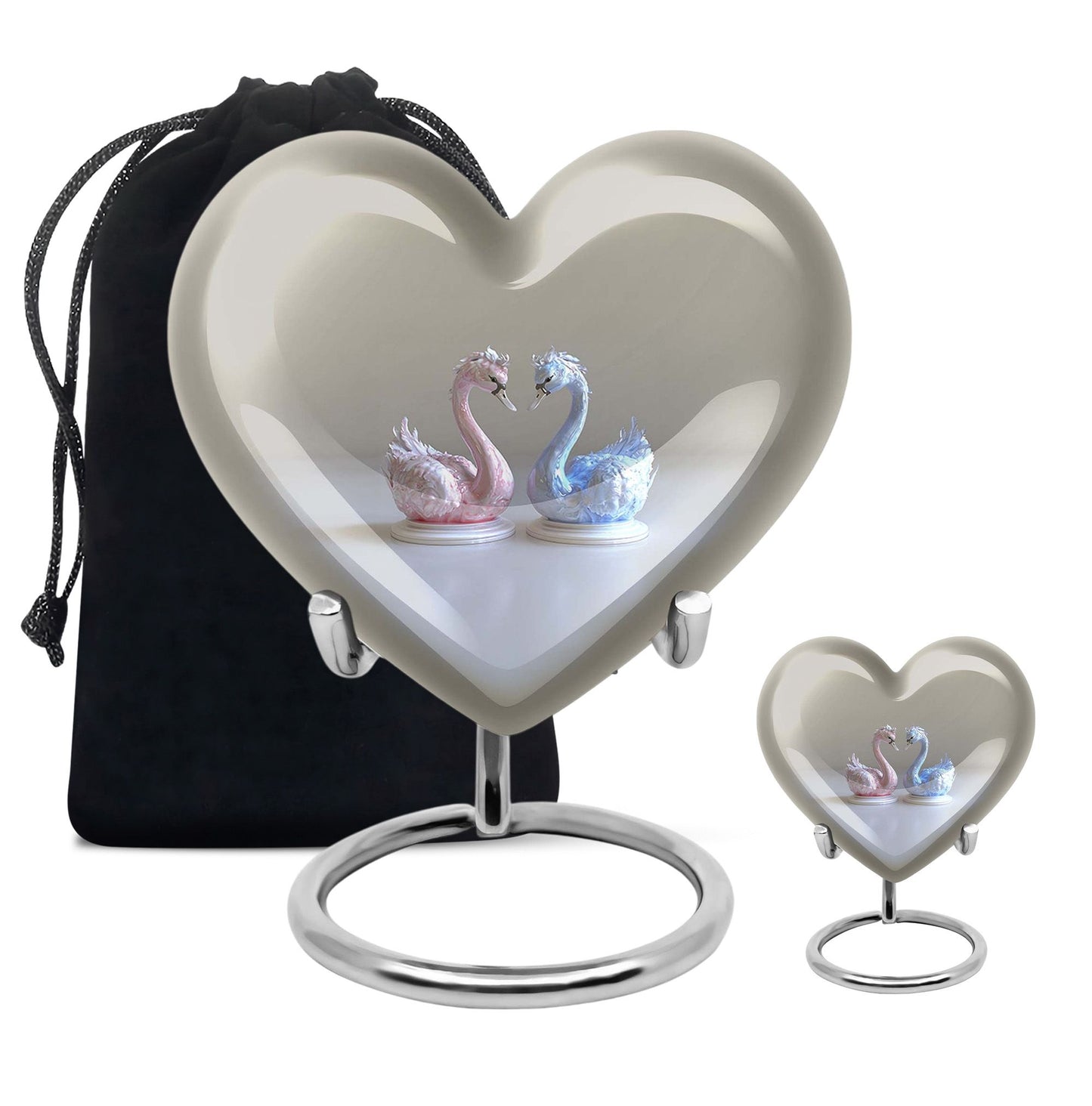 Personalized Bird Keepsake Urn for Human Ashes - 3-inch, 3 cu in - Yatskia