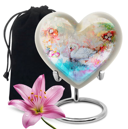 Personalized Bird Cremation Urn for Adults - 10-inch, 200 cu in - Yatskia