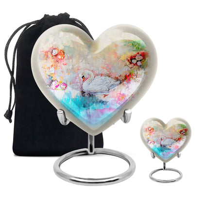 Personalized Bird Cremation Urn for Adults - 10-inch, 200 cu in - Yatskia