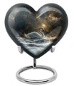 Golden Swan Funeral Urn for Human Ashes - Cremation Urn For Adults