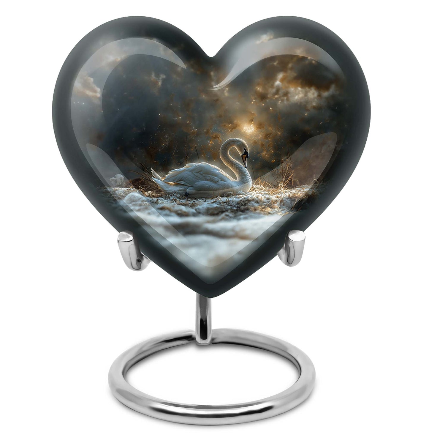 Personalized Bird Cremation Urn for Adults - 10-inch, 200 cu in - Yatskia