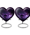 Purple Swan Cremation Urns For Human Ashes - Funeral Urns For Ashes