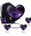 Purple Swan Cremation Urns For Human Ashes - Funeral Urns For Ashes