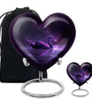 Purple Swan Cremation Urns For Human Ashes - Funeral Urns For Ashes