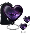 Purple Swan Cremation Urns For Human Ashes - Funeral Urns For Ashes