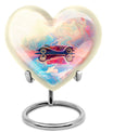 Vibrant Car Design Cremation Urn for Human Ashes - Burial Urns For Ashes