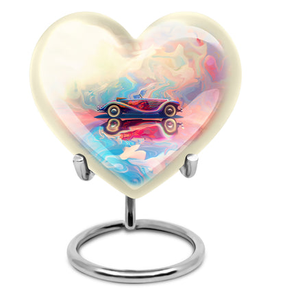 Personalized Car Cremation Urn for Human Ashes - 10-inch, 200 cu in - Yatskia