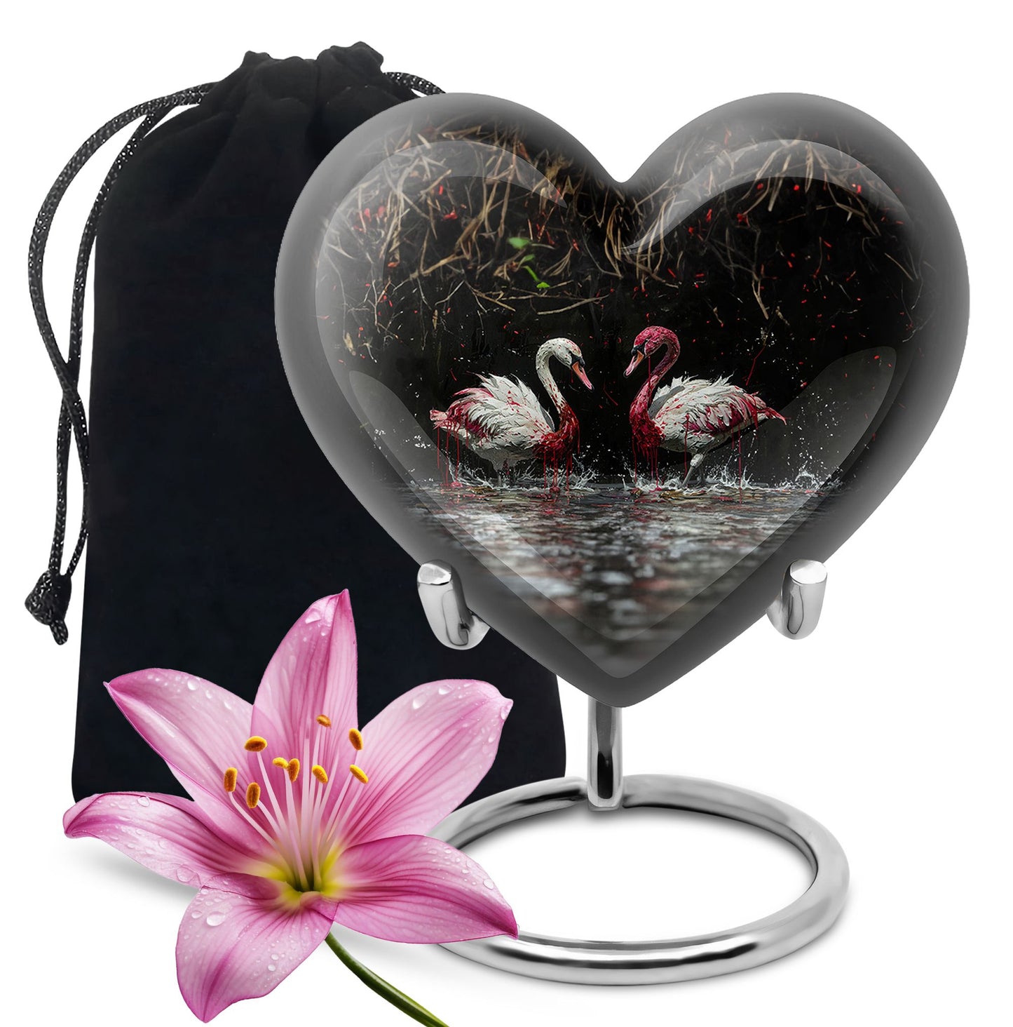 Personalized Bird Cremation Urn for Adult - 10-inch, 200 cu in - Yatskia