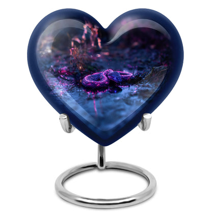 Purple Personalized Snake Cremation Urn for Adults - 10-inch, 200 cu in - Yatskia