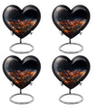 Sparkling Fiery Butterfly Urns for Mom - Large Butterfly Cremation Urns