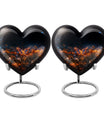 Sparkling Fiery Butterfly Urns for Mom - Large Butterfly Cremation Urns