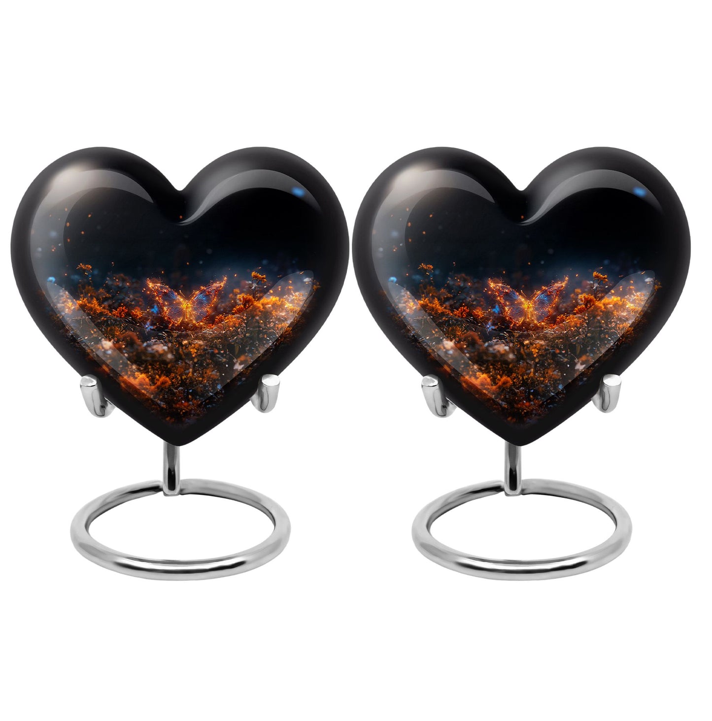 Personalized Butterfly Cremation Urn for Mom - 10-inch, 200 cu in - Yatskia