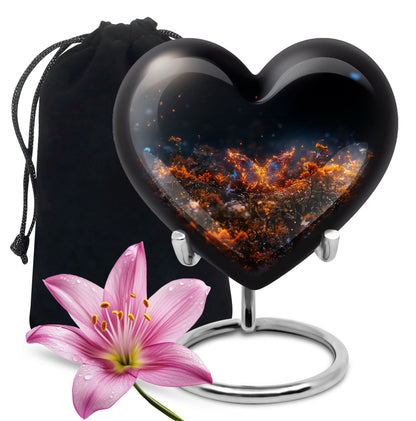 Personalized Butterfly Cremation Urn for Mom - 10-inch, 200 cu in - Yatskia