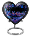Neon Butterfly Nebula Black Urns - Butterfly Urns For Memorial