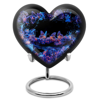 Personalized Butterfly Cremation Urn for Human Ashes - 10-inch, 200 cu in - Yatskia