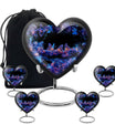 Neon Butterfly Nebula Black Urns - Butterfly Urns For Memorial