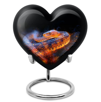 Personalized Snake Cremation Urn for Adult - 10-inch, 200 cu in - Yatskia