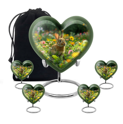 Personalized Pet Keepsake Urn for Pet Ashes - 10-inch, 200 cu in - Yatskia
