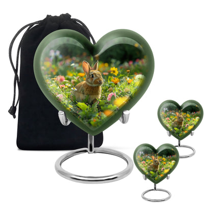 Personalized Pet Keepsake Urn for Pet Ashes - 10-inch, 200 cu in - Yatskia