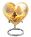 Golden Bunny Cremation Urns For Human Ashes For Mom and Dad