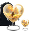 Golden Bunny Cremation Urns For Human Ashes For Mom and Dad