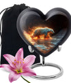 Fierce Polar Bear Urn - Bear Funeral Large Cremation Urns For Ashes