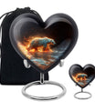 Fierce Polar Bear Urn - Bear Funeral Large Cremation Urns For Ashes