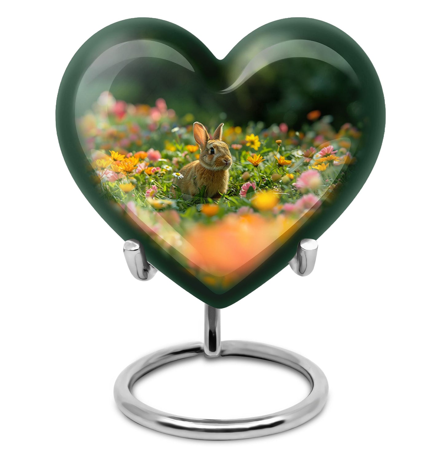 Personalized Rabbit Cremation Urn for Pet Ashes - 10-inch, 200 cu in - Yatskia