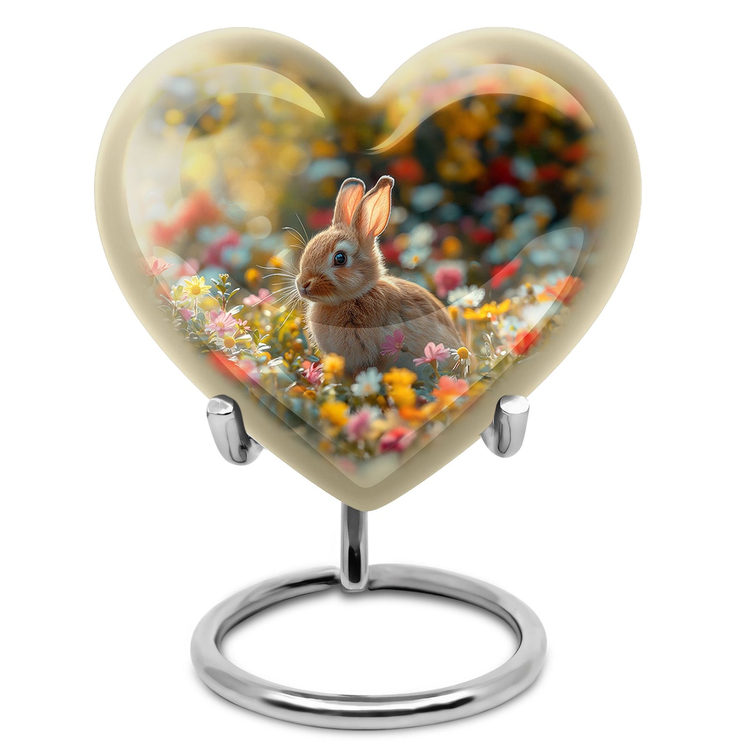 Personalized Rabbit Cremation Urn for Pet Ashes - 10-inch, 200 cu in - Yatskia